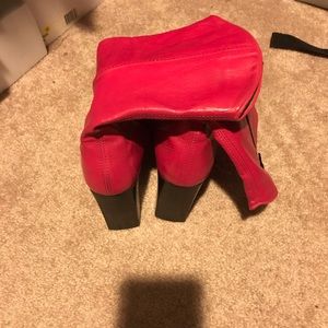 Fuchsia Pink Boots size 9